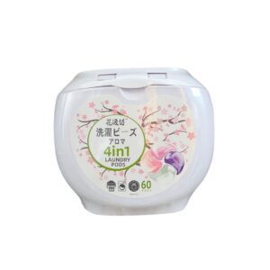 HuaJiFang 4-in-1 Soften Scented Laundry Pods 60/Box (Sakura)