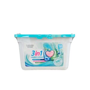 LooveeWiise 3-in-1 Eco-Friendly Laundry Pods 50/Box (Green Fruit)