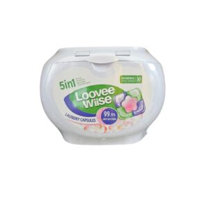 LooveeWiise 5-in-1 Hypoallergnic Laundry Pods 30/Box (Poison)