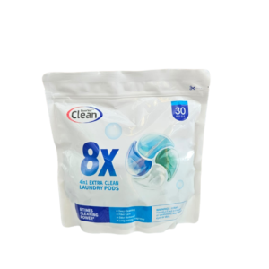 BloomWell 4-in-1 Deep Clean Laundry Pods 30/Bag (Green Fruit)
