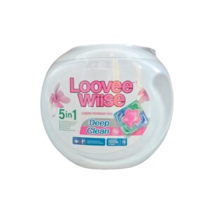 LooveeWiise 5-in-1 Mixed Colours Laundry Pods 56/Box (North Island)