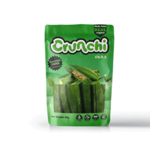 Crunchi Freeze Dried Snack - Okra (80g)